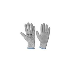 Scan Grey PU Coated Cut 3 Gloves - L (Size 9)