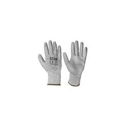 Scan Grey PU Coated Cut 3 ) Gloves - XL (Size 10