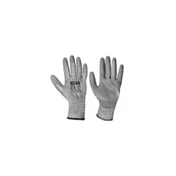 Scan Grey PU Coated Cut 3 Gloves - XXL (Size 11)