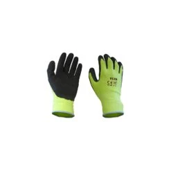 Scan Hi-Vis Yellow Coated Gloves - XXL (Size 11)