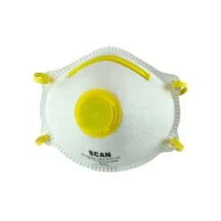 Scan SCAPPEP1MV Disposable Mask Valved FFP1 Protection (Pack 3)