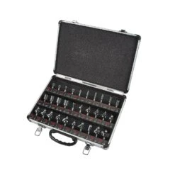 Trend SET/SS31X1/4TC 30 Piece 1/4" TCT Router Cutter Set In Aluminium Case