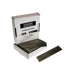 ACE & K SN2064 16 Gauge Stainless Steel Straight Angle Finish Nail 50mm - Box Qty. 2000
