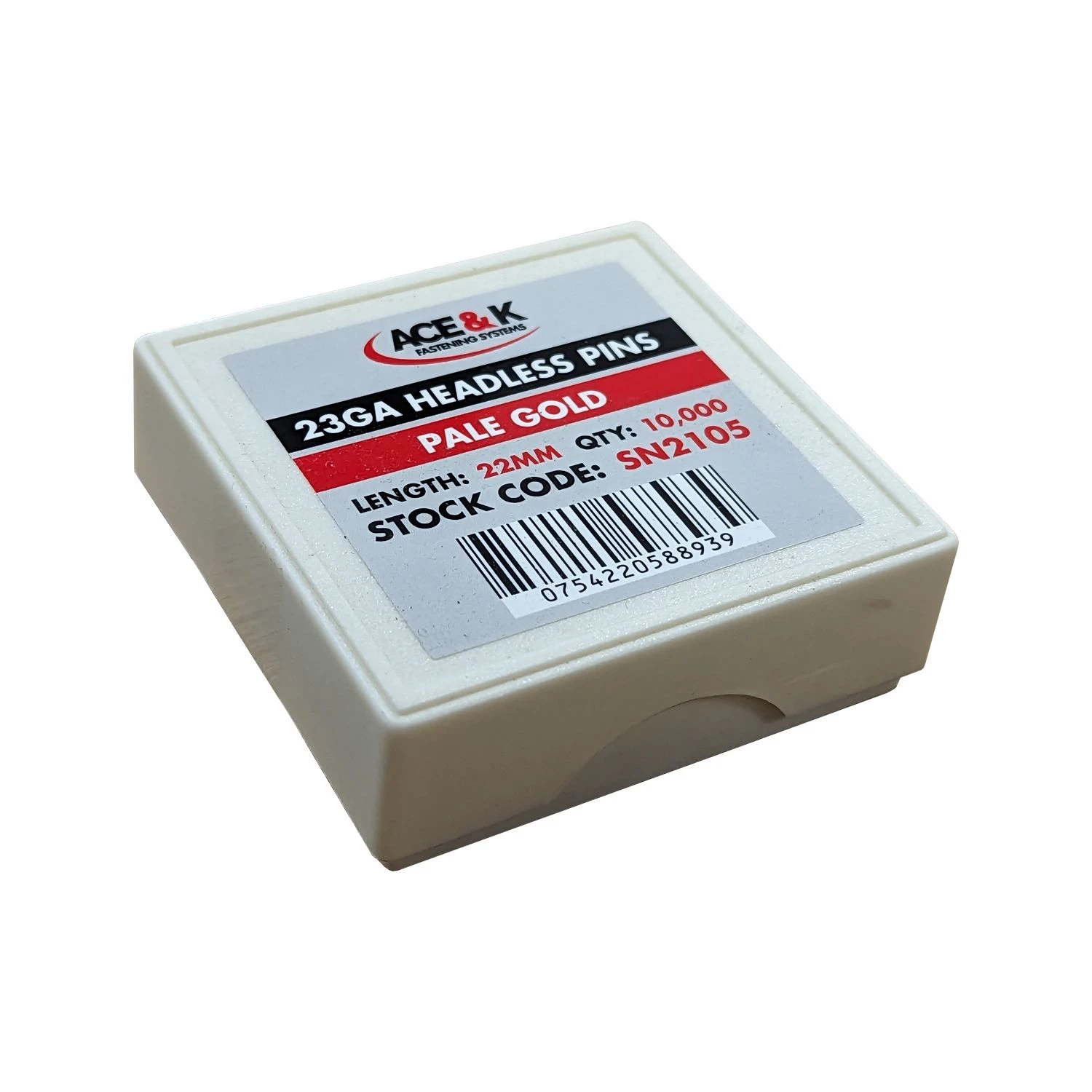 ACE & K SN2105 23 Gauge Liquor Headless Pin 22mm - Box Qty. 10000 - Image 3