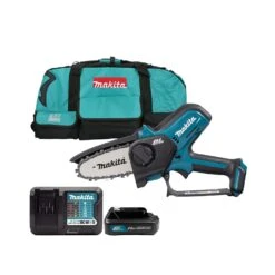 Makita UC100D 12Vmax CXT Cordless Brushless 100mm / 4" Pruning Saw With 1 X 2.0Ah Battery, Charger & LXT600 Tool Bag