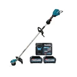 Makita UR003GD202 40Vmax XGT Brushless Loop Handle Line Trimmer With 2 X 2.5Ah Batteries & Charger