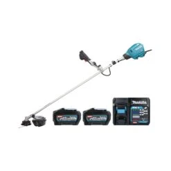Makita UR013GT206 40Vmax XGT Cordless Brushless Brush Cutter With 2 X 5.0Ah Batteries & Charger