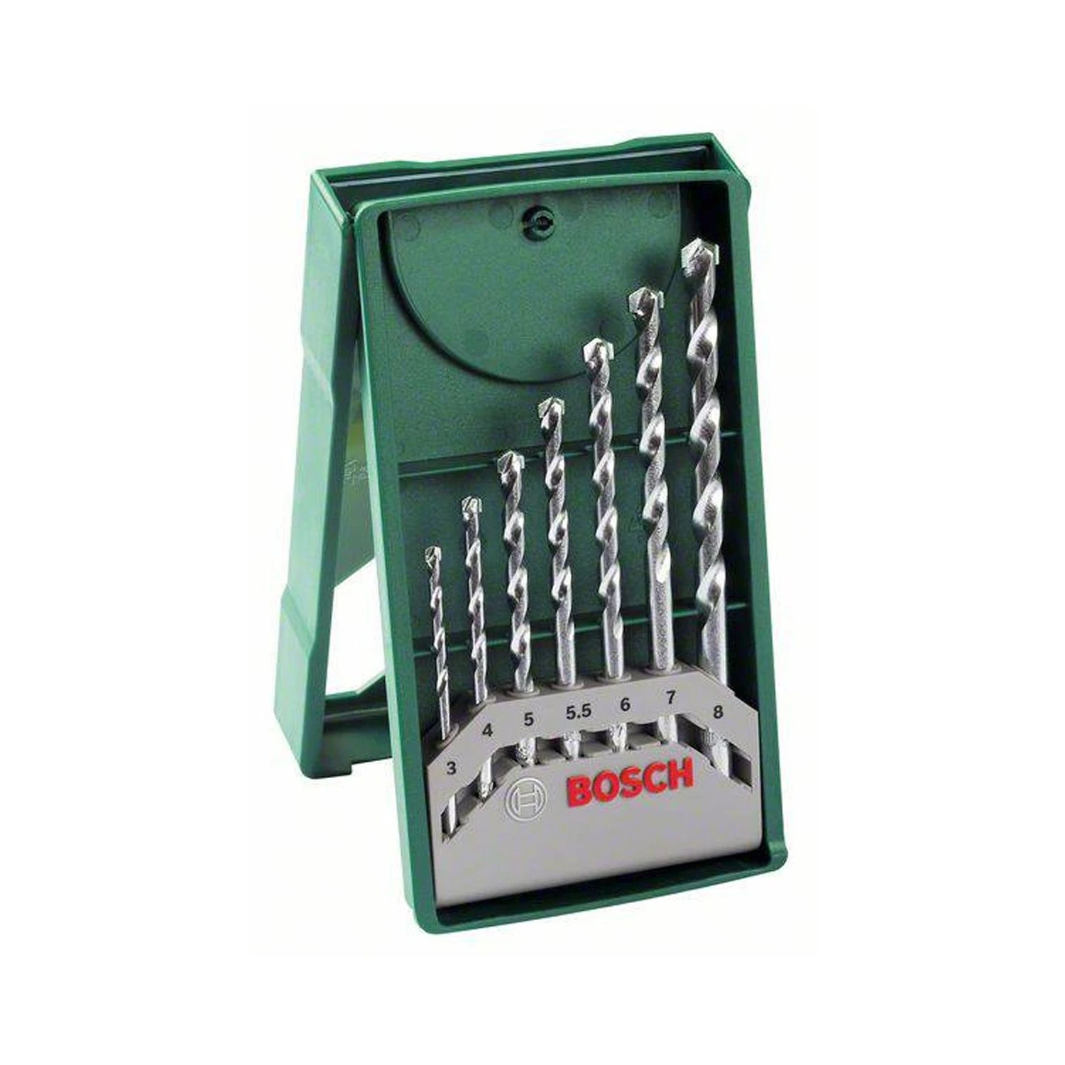 Bosch 2607019581 7 Pieces Xline Masonry Heavy Duty Drill Bit Set For Brick Stone