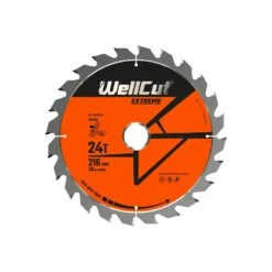 WellCut® TCT Extreme Mitre Saw Table Saw Blade 216mm X 30mm X 24T, Suitable For LS0815, DWS777, KGS216, GCM800 (WC-M2163024)